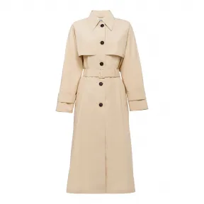 普拉达/Prada 米黄色  风衣 29L173 U43 F0044