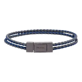 普拉达/Prada 雾灰色+碧绿色  腕带 2IB184 038 F0XWN