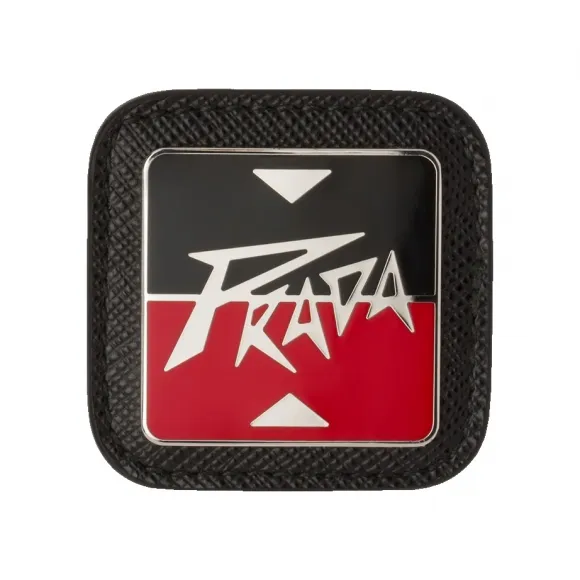 普拉达/Prada Saffiano 皮革饰边徽章 2IS057-EEZ-F068Z