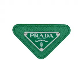 普拉达/Prada Saffiano 皮革饰边三角形徽章 2IS061-QHH-F0458