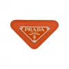 普拉达/Prada Saffiano 皮革饰边三角形徽章 2IS061-QHH-F0S73