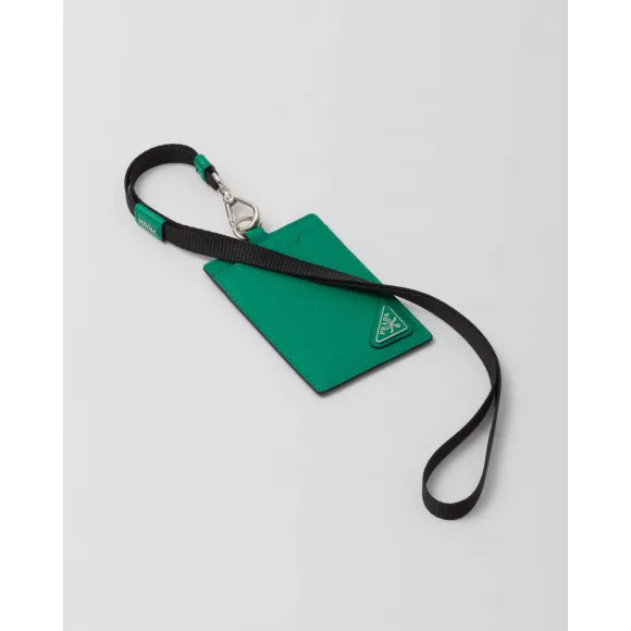 普拉达/Prada Saffiano 皮革证章夹 2MC016-QHH-F0458