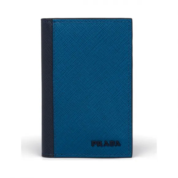 普拉达/Prada Saffiano 皮革卡片夹 2MC101-2CEL-F0CRL