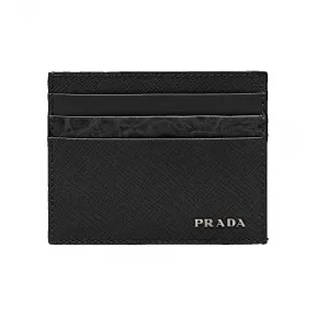普拉达/Prada Saffiano 皮革和鳄鱼皮卡片夹 2MC223-2EVM-F0002