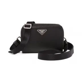 普拉达/Prada Saffiano 皮革卡片夹 2MR021-QHH-F0002