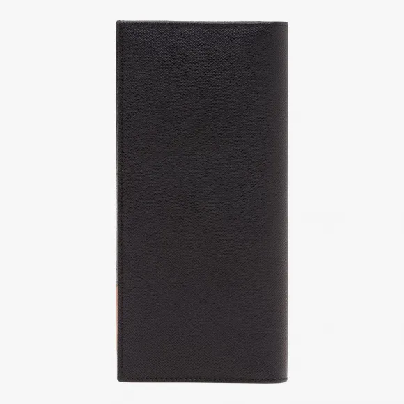 普拉达/Prada 黑色+木瓜色  文件夹 2MV836 QME F0U37