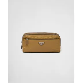 普拉达/Prada Re-Nylon 再生尼龙和Saffiano 皮革旅行收纳包 2NA030-2DMH-F0005