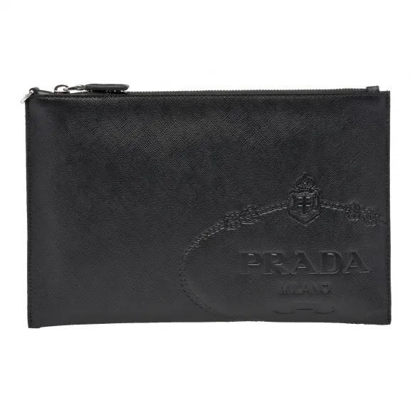 普拉达/Prada 黑色  手拿包 2NG005 2MB8 F0002