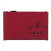普拉达/Prada 宝石红+黑色  手拿包 2NG005 2MB8 F0H80