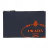 普拉达/Prada 波罗的海蓝+木瓜色  手拿包 2NG005 2MB8 F0L57