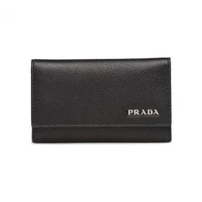 普拉达/Prada 6匙Saffiano 皮革钥匙包 2PG222-C5S-F0002