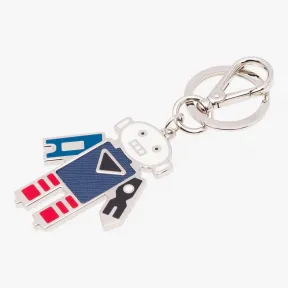 普拉达/Prada 矢车菊蓝  钥匙链 2PS002 2AT2 F0016