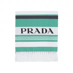 普拉达/Prada 印花棉质沙滩巾 2QA007-2DY6-F00K5