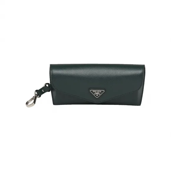 普拉达/Prada Saffiano 皮革眼镜套 2RA009-053-F077U