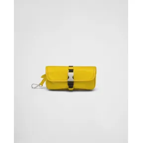 普拉达/Prada Re-Nylon 再生尼龙和Saffiano 皮革眼镜套 2RA010-2DMH-F0010