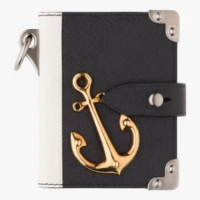 普拉达/Prada 黑色+粉笔白P  钥匙链 2TL061 053 F0TDV