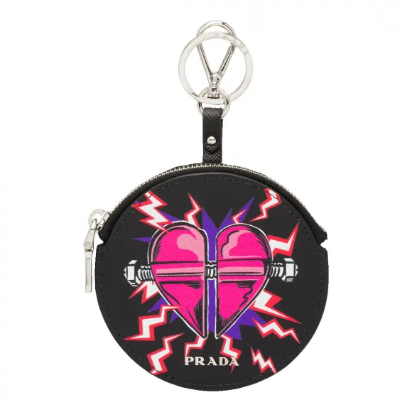 普拉达/Prada 紫红色  钥匙扣 2TL389 2DBM F0029