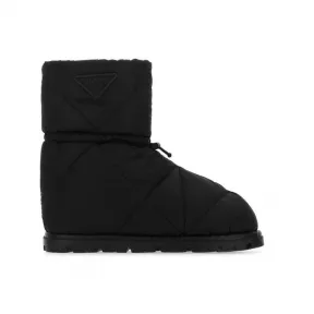 普拉达/Prada 黑色 胸前红色徽标聚连帽拉链 SMC655S2021ZMW-F0002