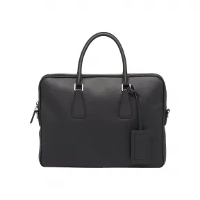 普拉达/Prada Saffiano 皮革公文包 2VE368-9Z2-F0002