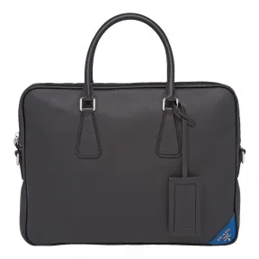 普拉达/Prada 黑色+浅蓝色  公文包 2VE368 9Z2 F014B