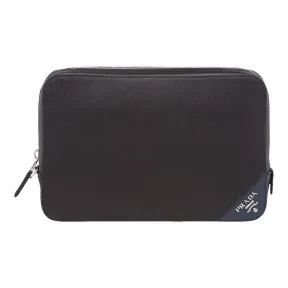 普拉达/Prada 黑色+波罗的海蓝  手包 2VF017 9Z2 F0G52