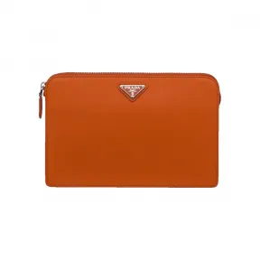 普拉达/Prada Saffiano 皮革男士手包 2VF056-9Z2-F0S73