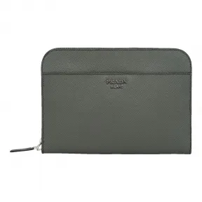 普拉达/Prada 煤灰色  手包 2VN008 2FAD F0308