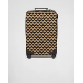 普拉达/Prada Prada Symbole 刺绣提花织物行李箱 2VQ004-2FKL-F0Y30