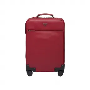 普拉达/Prada Saffiano 皮革轮式手提行李箱 2VQ004-9Z2-F0041