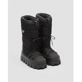 普拉达/Prada 尼龙华达呢雪地派对靴 2W008N-3LFV-F0002