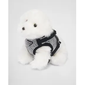 普拉达/Prada 仿水晶装饰缎面宠物犬胸背带 2YX001-2AWL-F0T7O