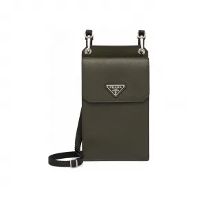 普拉达/Prada Saffiano 皮革手机包 2ZH068-053-F0334