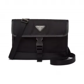 普拉达/Prada Re-Nylon再生尼龙和Saffiano 皮革手机包 2ZH108-5ECO-F0002