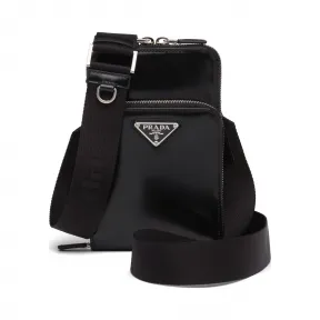 普拉达/Prada 亮面皮革手机包 2ZH126-ZO6-F0002