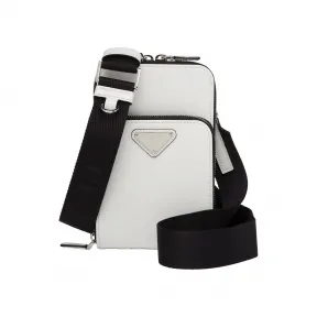 普拉达/Prada 亮面皮革手机包 2ZH126-ZO6-F0009