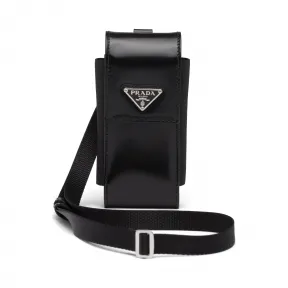 普拉达/Prada 亮面皮革手机包 2ZT036-ZO6-F0002