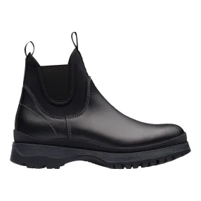 普拉达/Prada Brixxen 皮革和氯丁橡胶织物短靴 4T3338-3V72-F0002