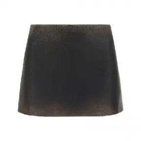 普拉达/Prada 黑色 三角标志带尼龙毛皮头带 1IE020K4DF0002