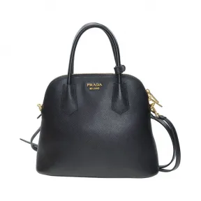 普拉达/Prada  黑色 牛皮 斜跨包 BL0907-2A4A-F0002