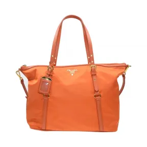 普拉达/Prada  橙色 尼龙 斜跨包 BR4253-ZMY-F0S73