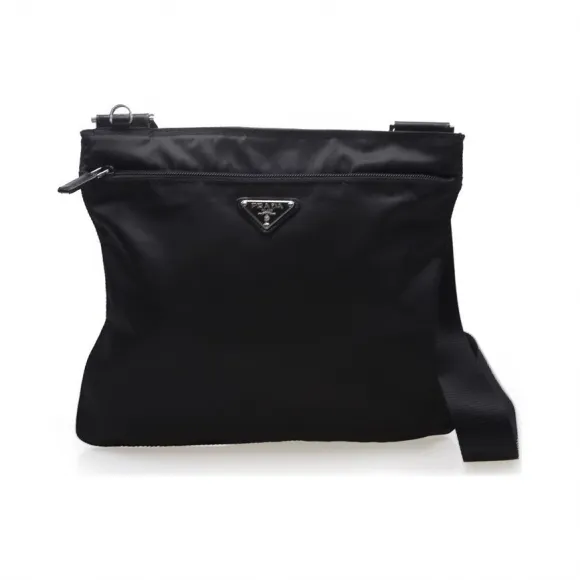 普拉达/Prada  黑色 尼龙 斜跨包 BT175Z-V44-F0002