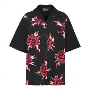 普拉达/Prada 漆红色/黑色  衬衫 P467D 1VPT F0F6X