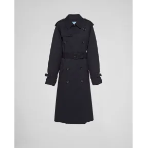 普拉达/Prada 双排扣华达呢风衣 P616PH-108N-F0008