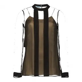 普拉达/Prada 黑色  上衣 P976F 448 F0002