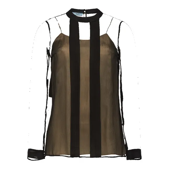 普拉达/Prada 黑色  上衣 P976F 448 F0002