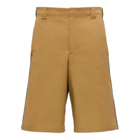 普拉达/Prada 烟灰色+杉木色  短裤 SPG61 1S5Y F0XX7