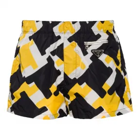 普拉达/Prada 黄色  泳装 UB350 1T1H F0010