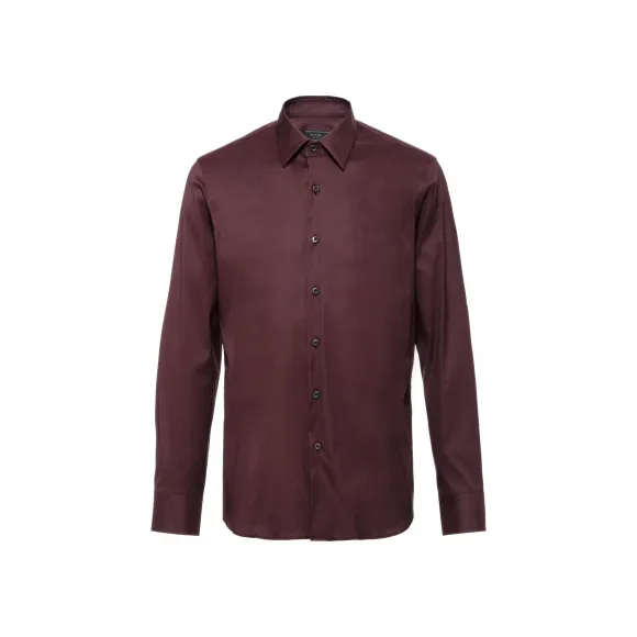 普拉达/Prada 弹力府绸衬衫 UCM608-F62-F01JQ