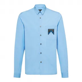 普拉达/Prada 浅蓝色  衬衫 UCN200 1LRT F0013