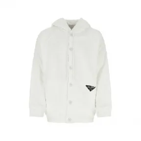 普拉达/Prada 黑色 logo canappa 帆布托特包 1BG439VROOZKI-F0N12